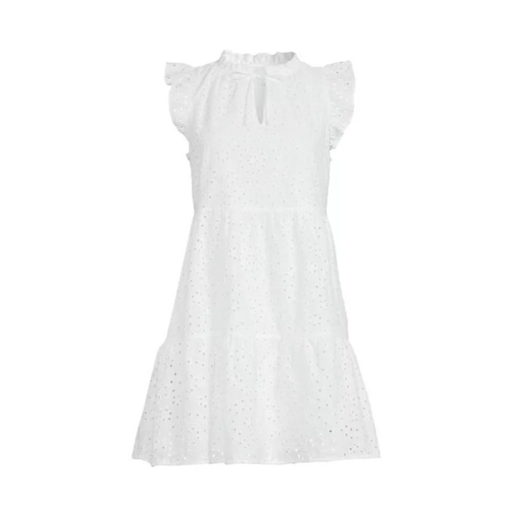 NWOT Eyelet Flutter Dress